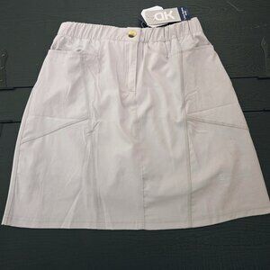 NWT LDA Little Donkey Andy sz Medium athletic skort UPF 50+ light gray
